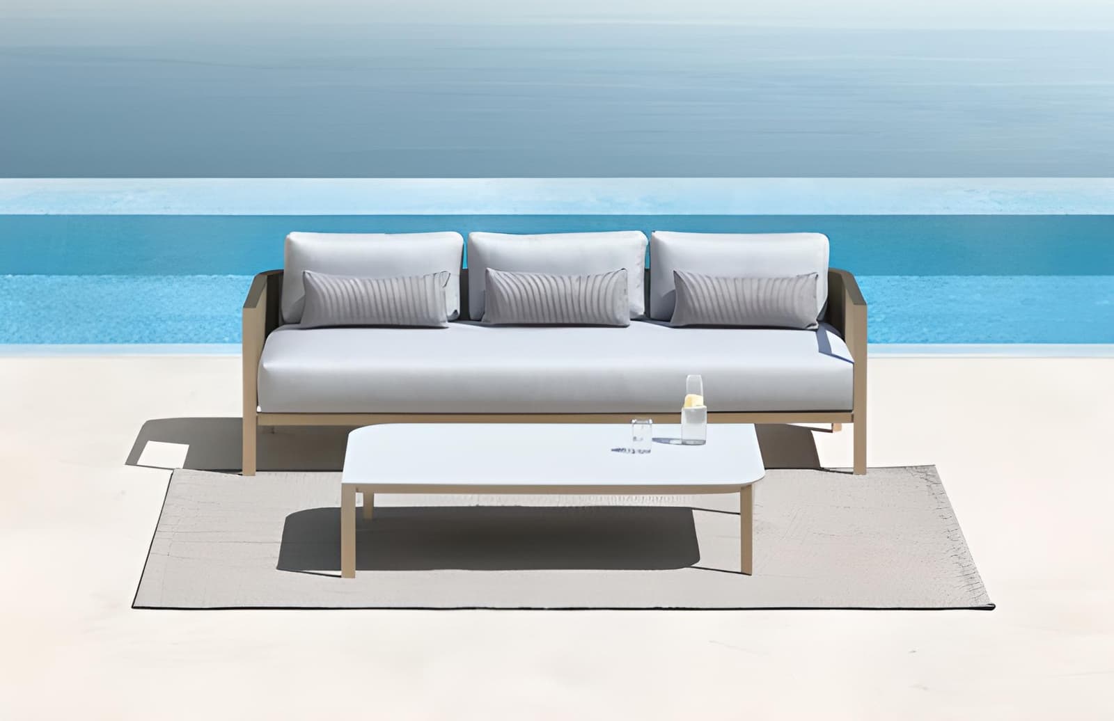 Acus Özel Tasarım 4+3+2+1+ Puflu Bahçe Mobilya Takımı Dış Mekan Oturma Grubu - SCY Home Garden alternatif görsel
