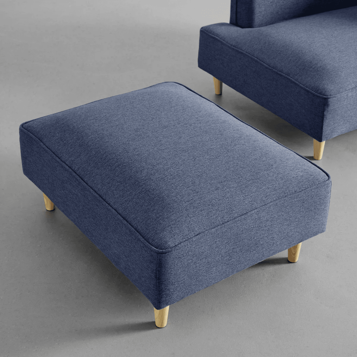Septentri Modern Puf Tekli Berjer Takımı Montajsız Bench Bank Oturma Odası Kanepe Mini Puflu Koltuk - SCY Home Garden görsel 4