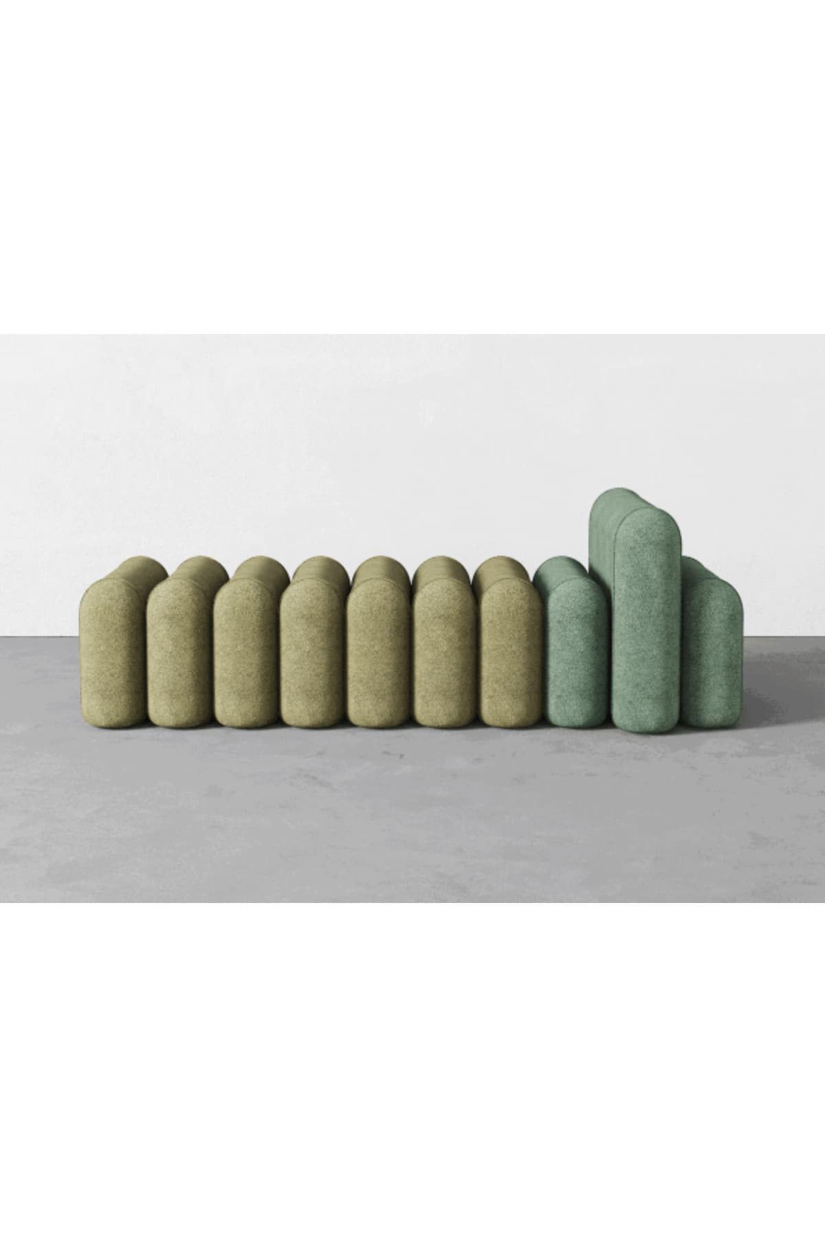 Estavor Dilimli Modern Puf Bench Rahat Oturma Bankı - SCY Home Garden