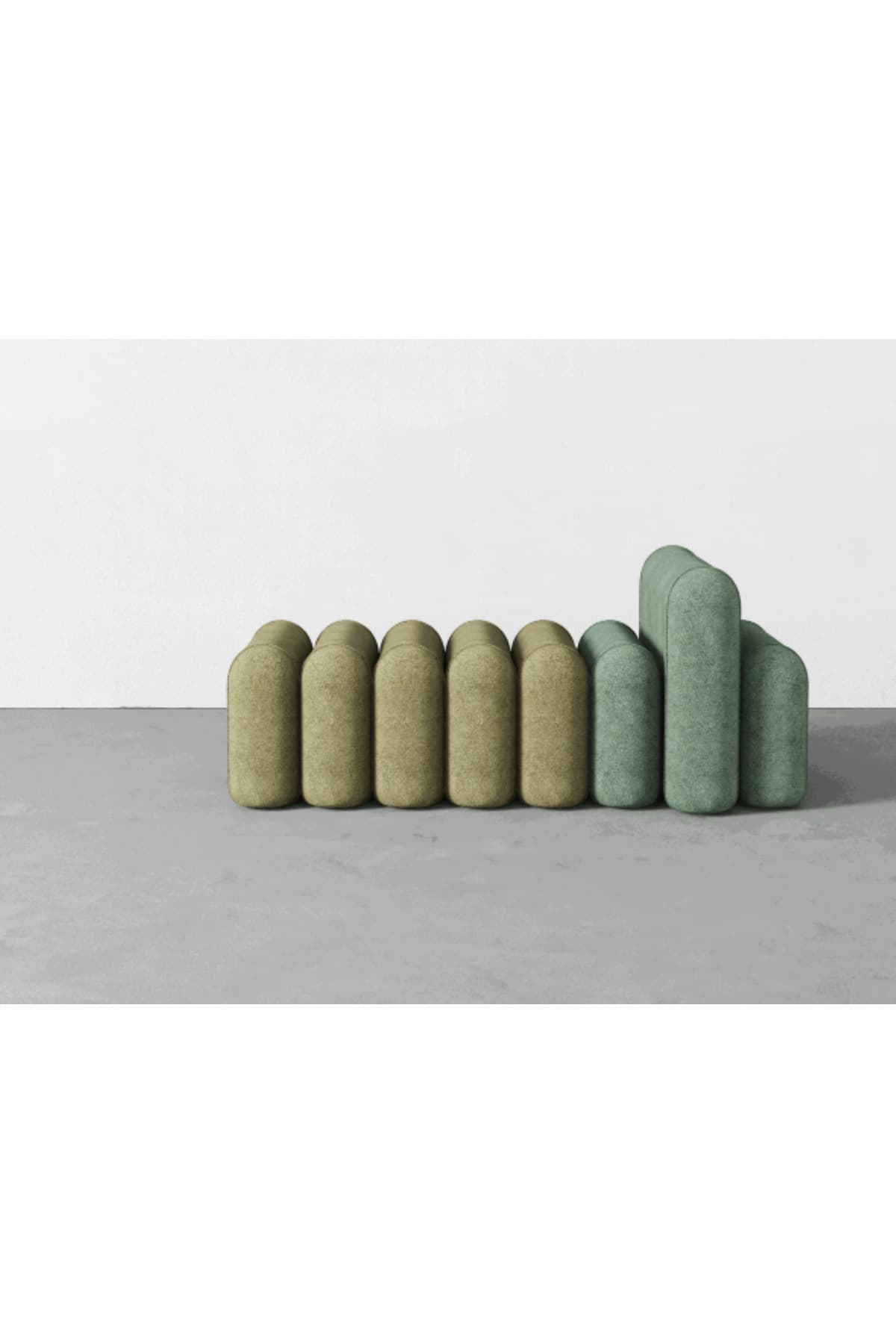 Estavor Dilimli Modern Puf Bench Rahat Oturma Bankı - SCY Home Garden görsel 3
