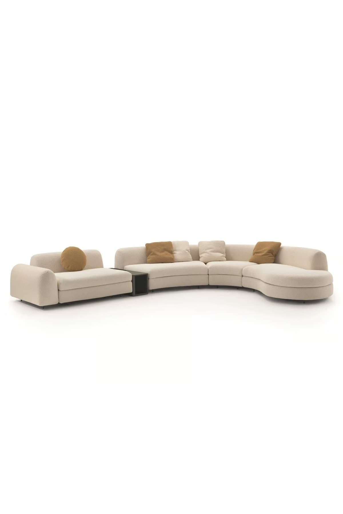 Parlex-b L Köşe Oturma Grubu Koltuk Takımı Modern Yataklı Salon Takımı 4 Parça Oval Teddy Sehpalı - SCY Home Garden görsel 2