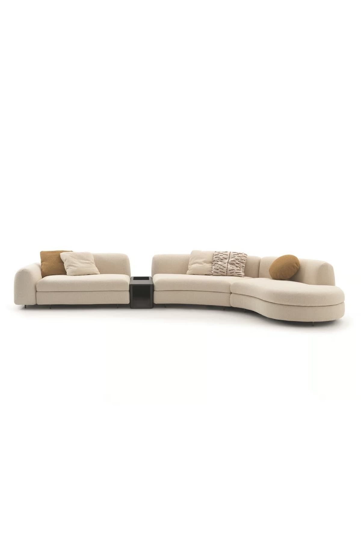 Parlex-b L Köşe Oturma Grubu Koltuk Takımı Modern Yataklı Salon Takımı 4 Parça Oval Teddy Sehpalı - SCY Home Garden görsel 4