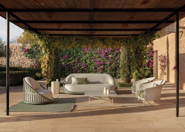 SCBM-266 Mossi Modern Bahçe Mobilyası Oturma Takımı Koltuk Dış Mekan Balkon Mobilya Çay Seti