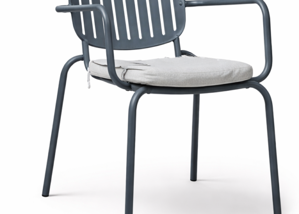 SCZUS-2236 Zerit Modern Minimal Metal Sandalye Minderli Rahat Tekli Sandalye Otel Kafe Sandalyesi